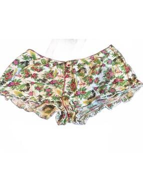Free people, tropical pajama booty short- women’s medium